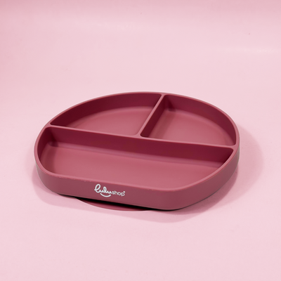 Tányér Hozzátápláláshoz Rózsaszín százszorszép színben