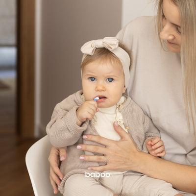 Baboo® fogkefe szett 6+ hónapos kortól Blue Haze