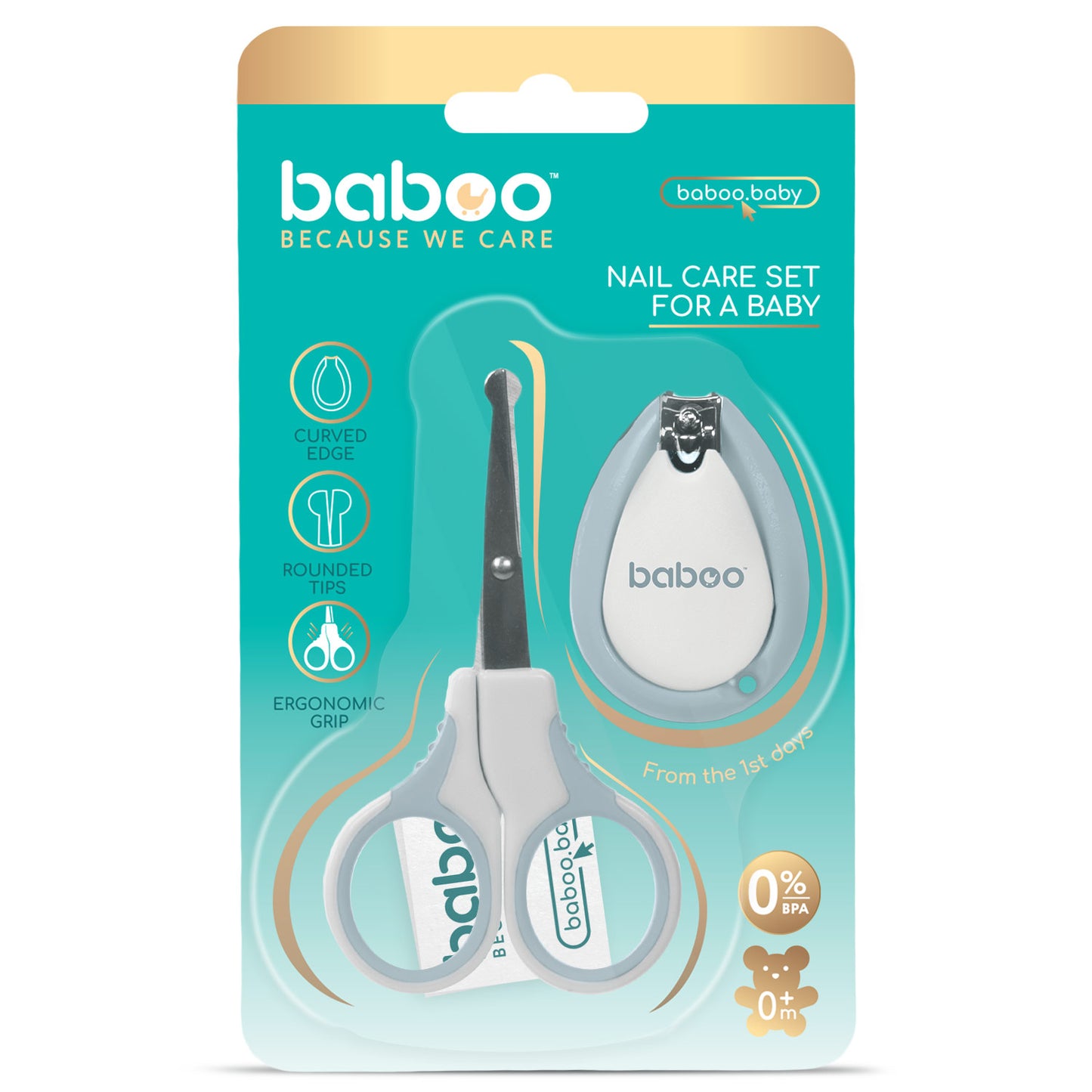 Baboo® baba manikűrkészlet 0+ hónapos kortól