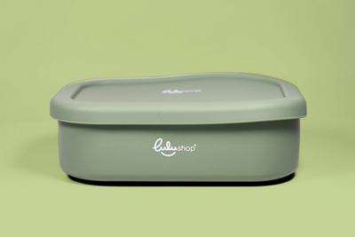 Uzsonnás doboz Erdőzöld színben