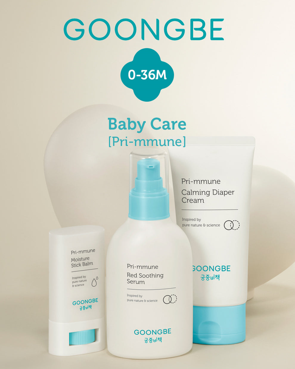 GOONGBE® Pri-mmune Nyugtató Krém Pelenkakiütés Ellen, 80 ml