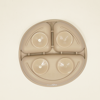 Tányér Hozzátápláláshoz Világos sárgabarack színben