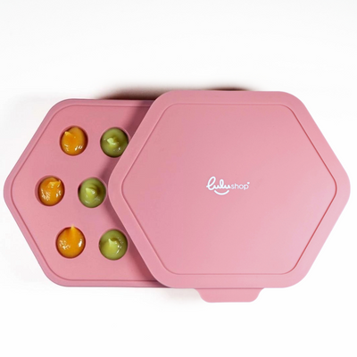 Fagyasztótálca Etetőcumihoz Jég Rózsaszín színben