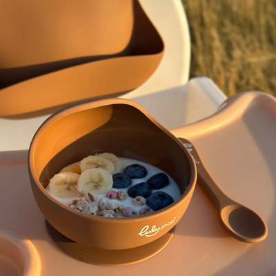 Étkészlet Hozzátápláláshoz Kakaó színben