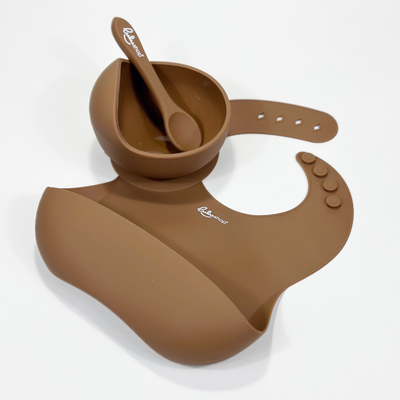 Étkészlet Hozzátápláláshoz Kakaó színben