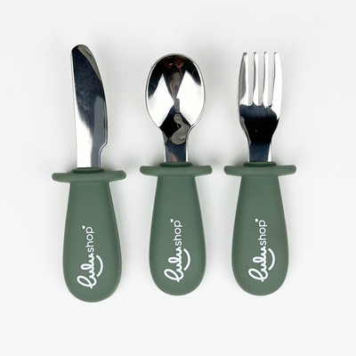Evőeszköz készlet Mély Erdőzöld színben