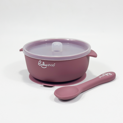 Mini Étkészlet Hozzátápláláshoz Rózsaszín százszorszép színben