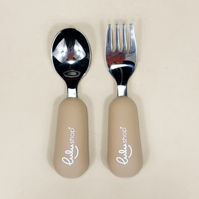 Villa és kanál készlet Világos sárgabarack színben