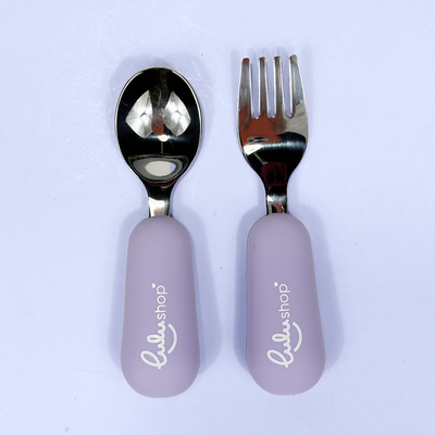 Villa és kanál készlet Levendula színben