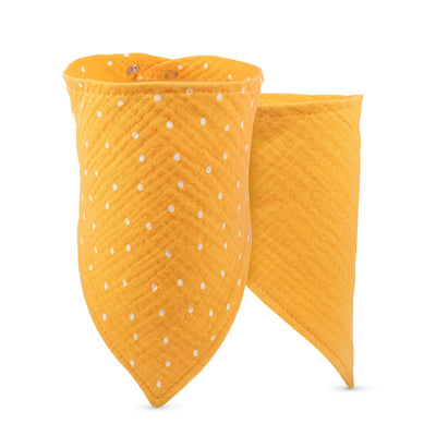 Baboo® dupla rétegű muszlin bandana előke 2 db Narancs