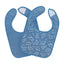Baboo® muszlin előke dupla réteggel & PEVA 2 db Blue
