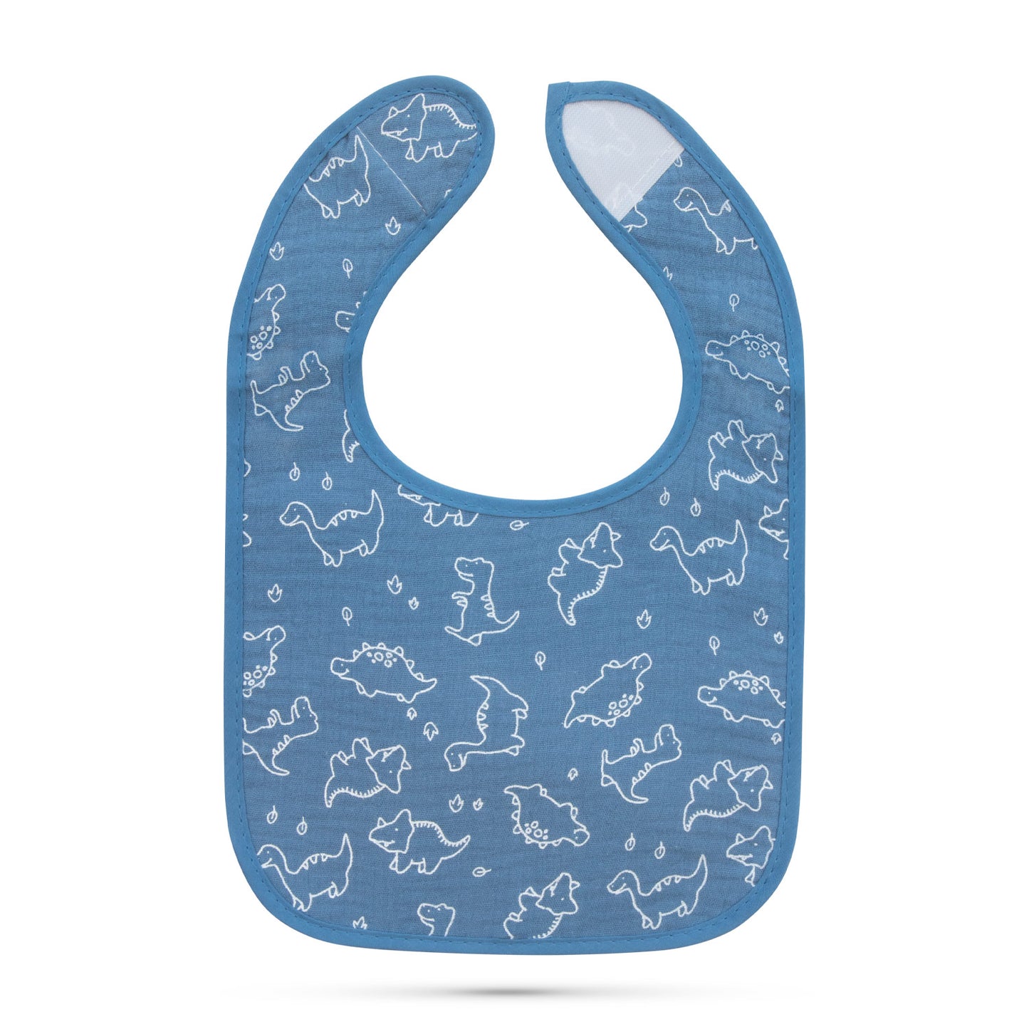 Baboo® muszlin előke dupla réteggel & PEVA 2 db Blue