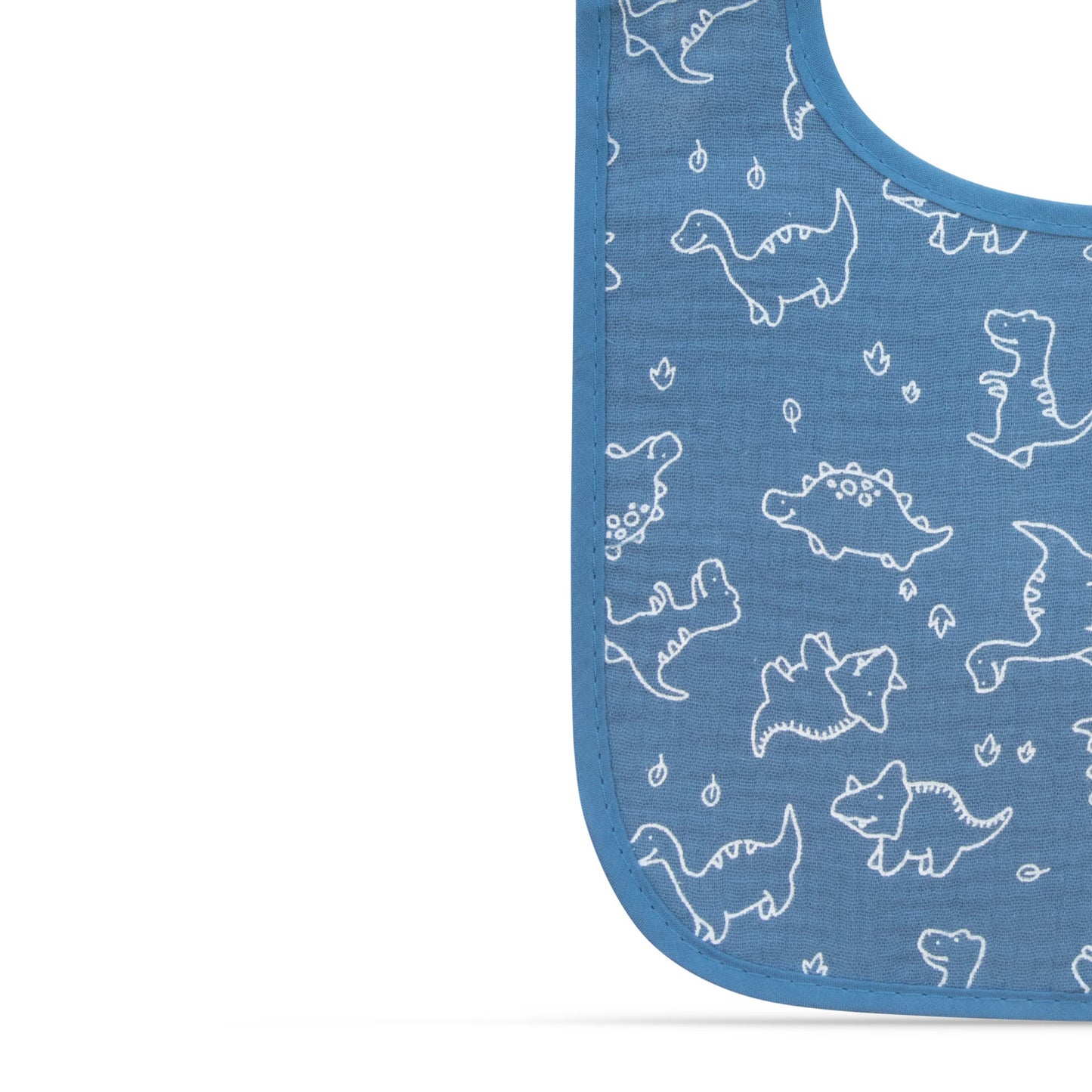 Baboo® muszlin előke dupla réteggel & PEVA 2 db Blue