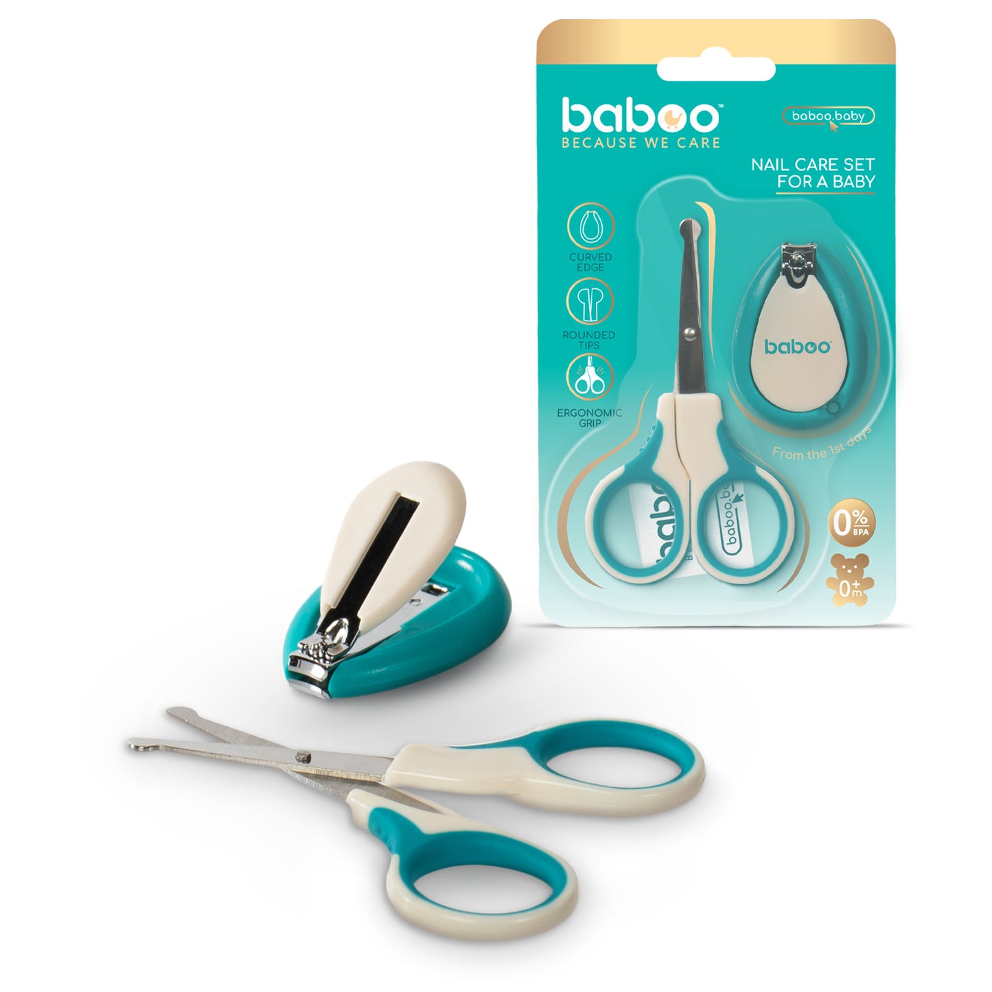 Baboo® baba manikűrkészlet 0+ hónapos kortól
