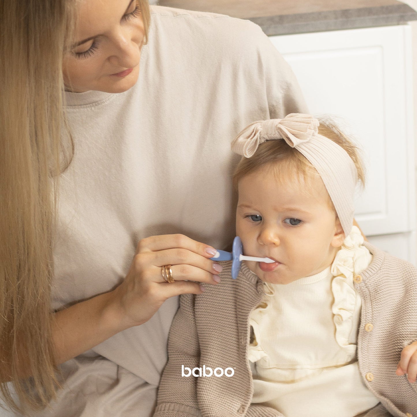 Baboo® fogkefe szett 6+ hónapos kortól Blue Haze