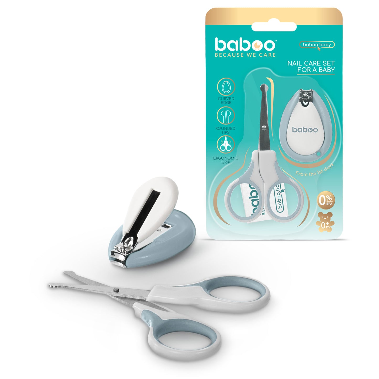 Baboo® baba manikűrkészlet 0+ hónapos kortól