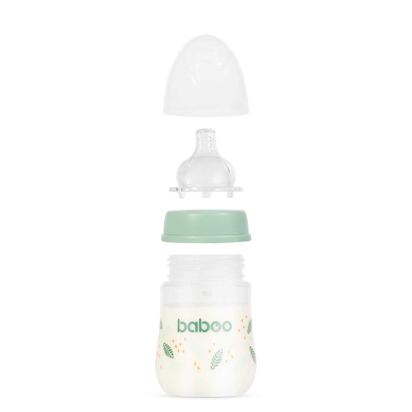 Baboo® antikólikás cumisüveg 180 ml Peachy Keen 0+ hónapos kortól