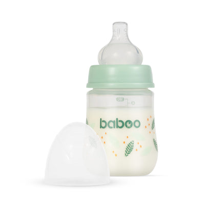 Baboo® antikólikás cumisüveg 180 ml Peachy Keen 0+ hónapos kortól