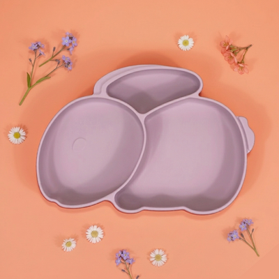 Nyuszi Formájú Tányér Halvány Rózsaszín színben