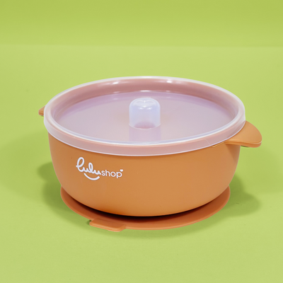 Tálka fedéllel Vörös narancs színben