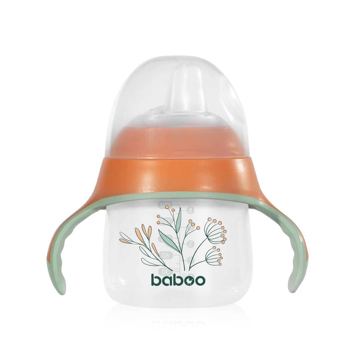 Baboo® szilikon csőrös itatópohár, 150 ml, 6 hó+