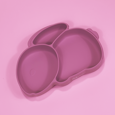 Nyuszi Formájú Tányér Rózsaszín százszorszép színben