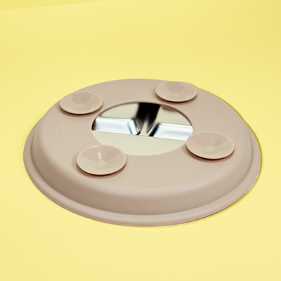 Tányér Hozzátápláláshoz Világos sárgabarack színben