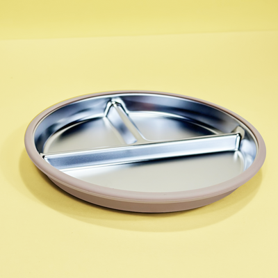 Tányér Hozzátápláláshoz Világos sárgabarack színben