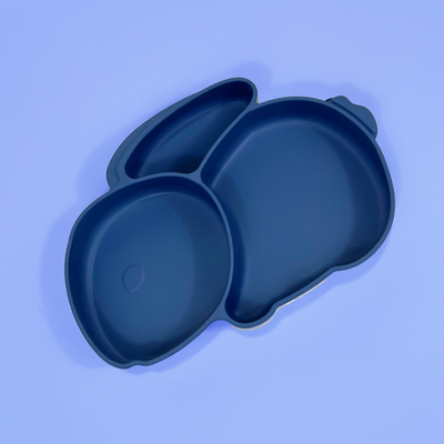 Nyuszi Formájú Tányér Márványkék színben