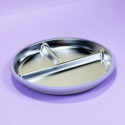 Tányér Hozzátápláláshoz Levendula színben