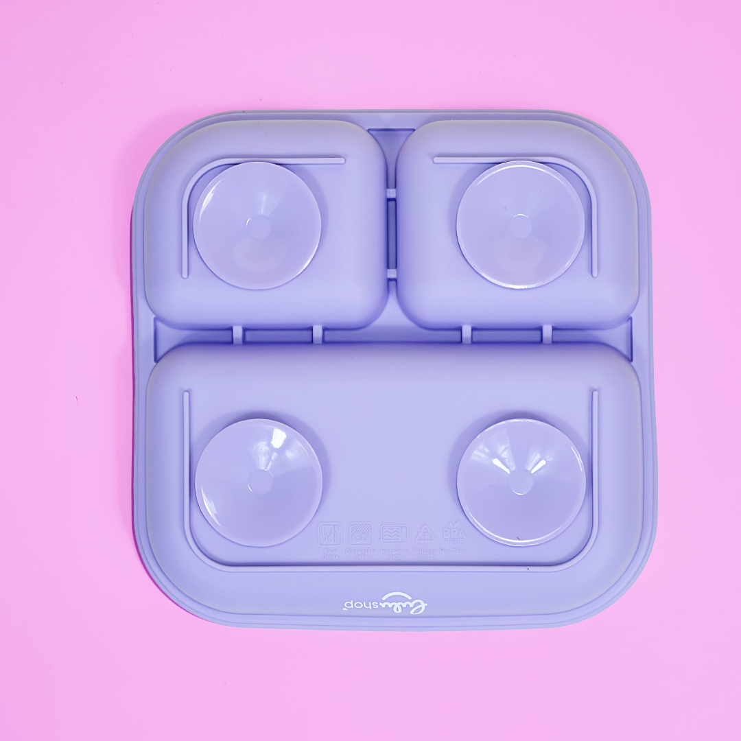 Tányér Hozzátápláláshoz Levendula színben