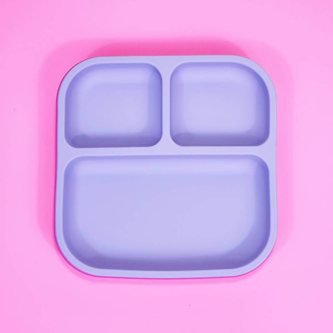 Tányér Hozzátápláláshoz Levendula színben