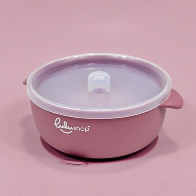 Tálka fedéllel Rózsaszín százszorszép színben