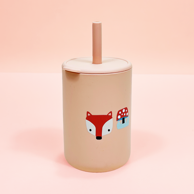 Szilikon Szívószálas Pohár Babáknak és Gyerekeknek 150 ml