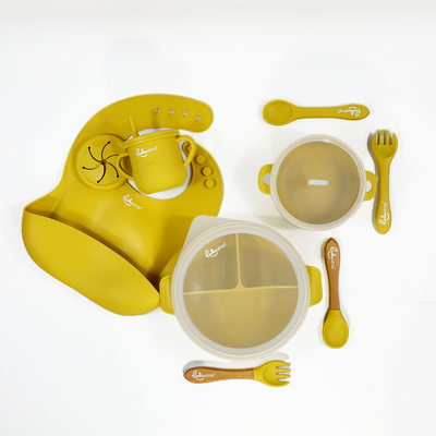 Hozzátáplálási és Etetési Ét­készlet 9 darabos – Baby’s Needs – Mangó