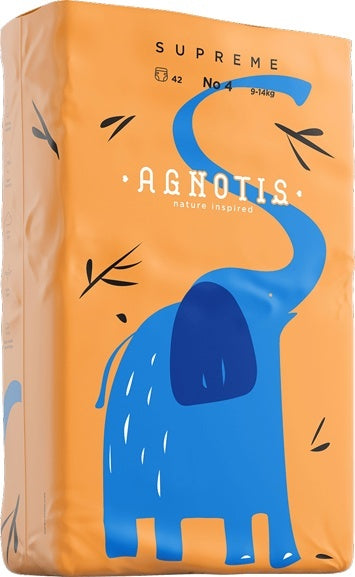 Agnotis® Supreme hipoallergén pelenka, 4-es méret (9–14 kg), 42 db
