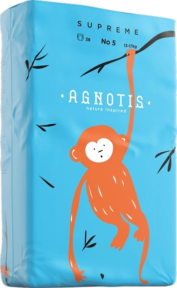 Agnotis® Supreme hipoallergén pelenka, 5-ös méret (13–17 kg), 38 db