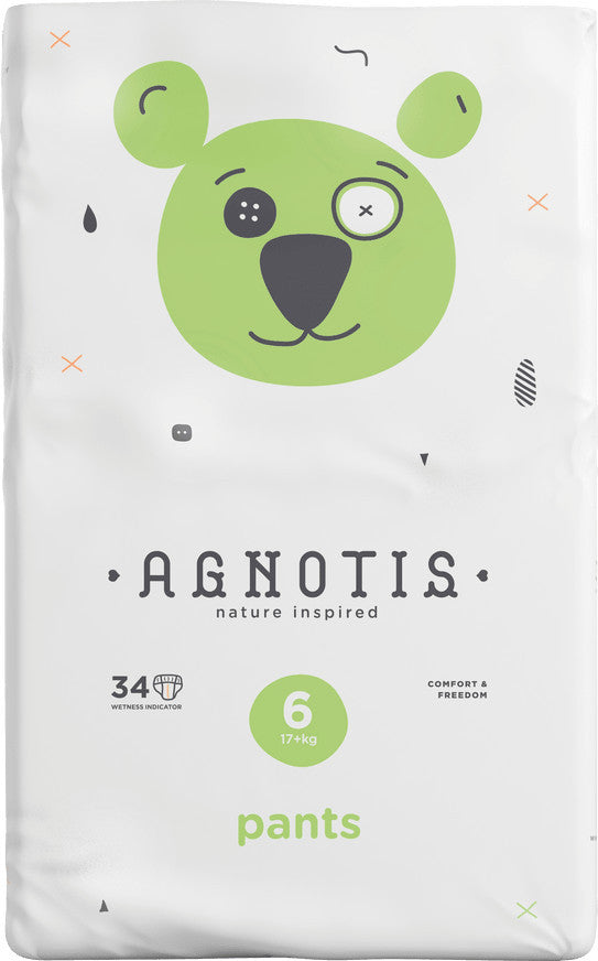Agnotis® Hipoallergén bugyipelenka, 6-os méret (17+ kg), 34 db